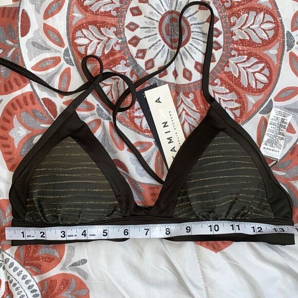 Vitamin A NWT 2 Piece Set Bikini Neutra California Cut Hipster Halter Bralette - Picture 11 of 12